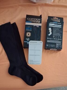 Black Compression Socks ,1pair.    '